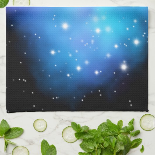 Galaxy Starlight Space Clouds Theedoek (Gevouwen)