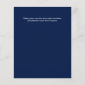 Galaxy Starry Night BAR MITZVAH Agaat Uitnodiging (Achterkant)