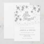 Galaxy Stars | Invitation de Fête de Couple (Devant / Derrière)