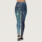 Galaxy Stars Night Sky Leggings (Achterkant)