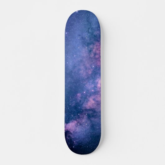 Galaxy Stars Universe Sky Blue Space Cosmic Skateboard (Voorkant)
