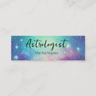 Galaxy sterren Astrologistische themauniversum lez Mini Visitekaartje