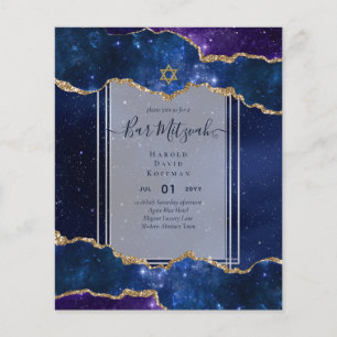 Galaxy Sterrennacht BAR MITZVAH Flyer