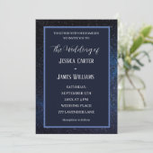 Galaxy Sterrennacht Buitenspatie Universum Weddens Kaart (Staand voorkant)