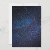 Galaxy Sterrennacht Buitenspatie Universum Weddens Kaart (Achterkant)