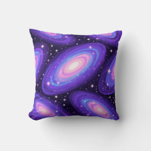 Galaxy Swirls Patroon Dromerige Kosmische Nevel On Kussen