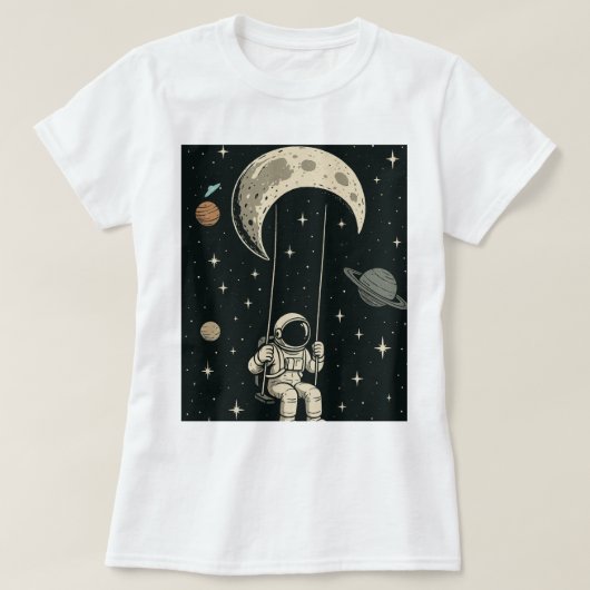 Galaxy thema t shirt (Design voorkant)