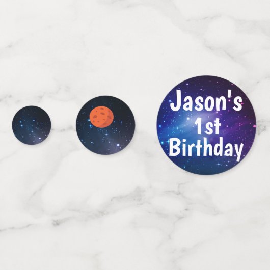 Galaxy-thema | verjaardagsfeestje | Tafelconfetti Confetti (Voorkanten)