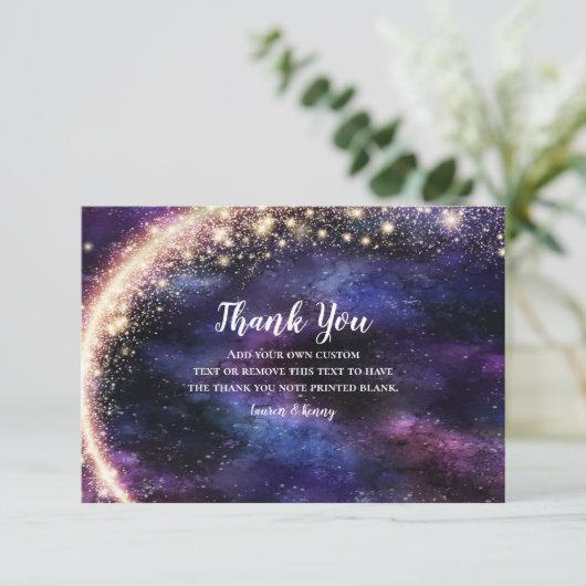 Galaxy Thème Merci Cartes (Debout devant)