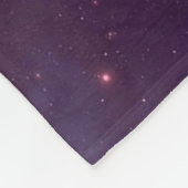 Galaxy Tiger Face Wallpaper Fleece Deken (Hoek)