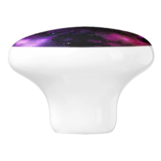 Galaxy Travel Knobs | Ruimtevaart | Nachtvluchten Keramische Knop (Zijkant)