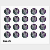 Galaxy, tribu Aries zodiac symbole autocollant (Feuille)