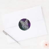 Galaxy, tribu Aries zodiac symbole autocollant (Enveloppe)