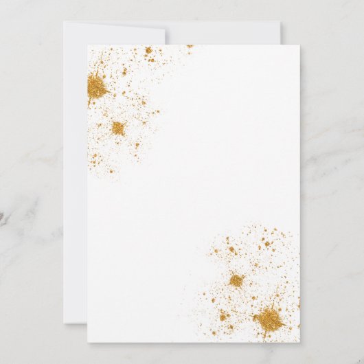 Galaxy Two the Moon 2de verjaardags uitnodiging (Achterkant)