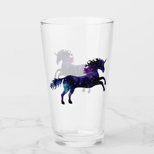 Galaxy Unicorn Glas (Voorkant)