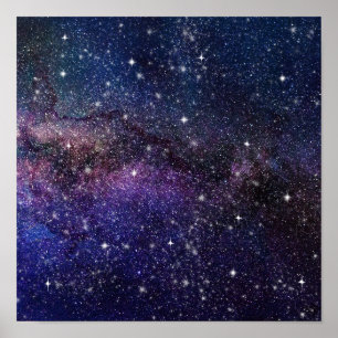 Galaxy, Universe, Mannen & vrouwen, ruimtepatroon Poster