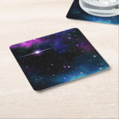 Galaxy Vierkante Kartonnen Onderzetter (Schuin)