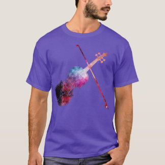 Galaxy Violin-vector T-shirt