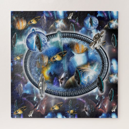 Galaxy Visiteurs dans l'espace Jigsaw Puzzle (Horizontal)