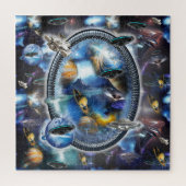 Galaxy Visiteurs dans l'espace Jigsaw Puzzle (Vertical)