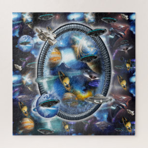 Galaxy Visiteurs dans l'espace Jigsaw Puzzle