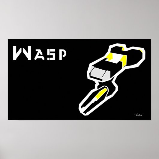 Galaxy Wasp Poster (Voorkant)