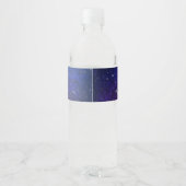 Galaxy Water Labels op maat Waterfles Etiket (Achterkant)
