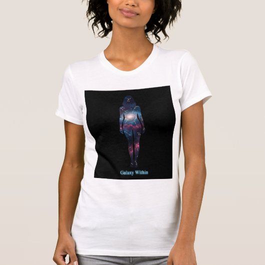 Galaxy Within Goddess T-shirt (Voorkant)