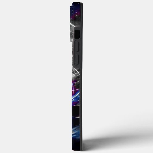 Galaxy Wolf Hoesje-Mate iPhone Case (Achterkant / Links)