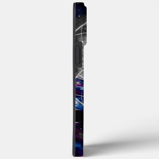 Galaxy Wolf Hoesje-Mate iPhone Case (Achterkant / Rechts)