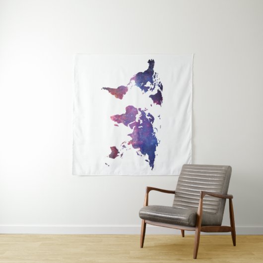 Galaxy world map wandkleed (In Situ (horizontaal))