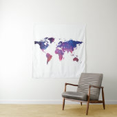 Galaxy world map  wandkleed (In situ)