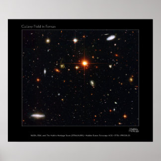 GalaxyFieldInFornax-2005-20a Poster