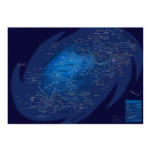 Galaxymap, Papier poster