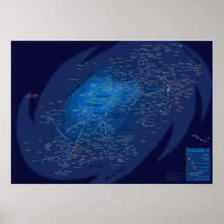 Galaxymap, Papier poster (mat)