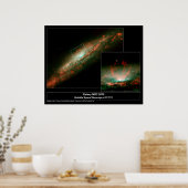 GalaxyNGC3079-2001-28a Poster (Keuken)