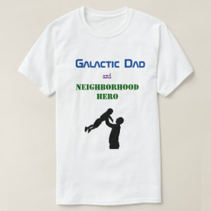 Galaxy's beste vader Funny Vaderdag Space Gift T-shirt