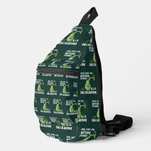 Galblaas uit Lazy Good voor niets toner Sling Bag