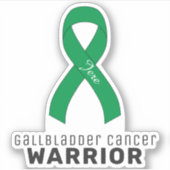 Galblaaskanker VinylSticker Sticker (Voorkant)