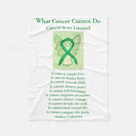 Galblaaskankerbewuster Ribbon Chemo Blanket Fleece Deken (Voorkant)