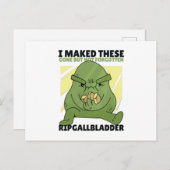 Galblaasstenen Briefkaart (Voorkant / Achterkant)