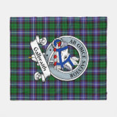 Galbraith Galbraith Badge Tartan Pset Fleece Deken (Voorkant (Horizontaal))