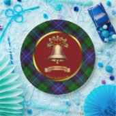 Galbraith Tartan Gepersonaliseerde Kerstmis Papieren Bordje (Feest)