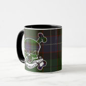 Galbraith Tartan Skull Mug (Devant gauche)
