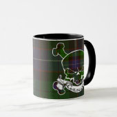Galbraith Tartan Skull Mug (Devant droit)