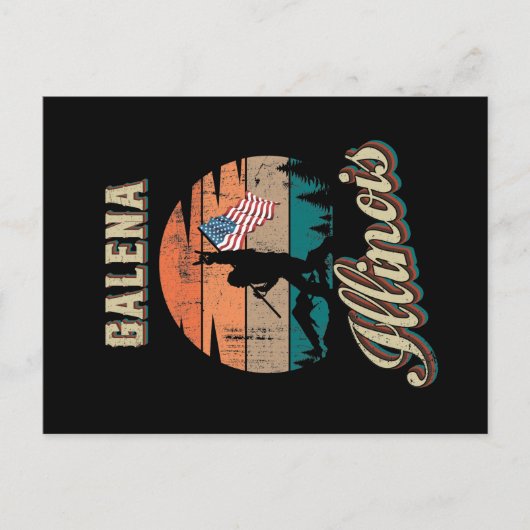 Galena Illinois Briefkaart (Voorkant)