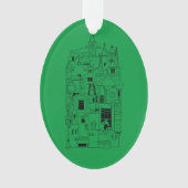 Galena Illinois collage Ornament (voorkant)