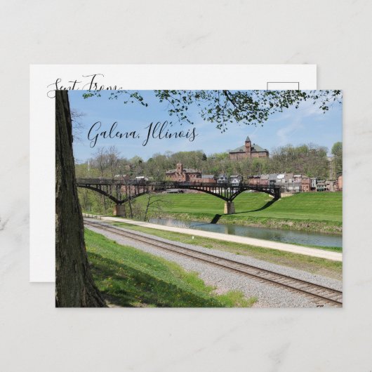 Galena, Illinois Keepomwille Memorabilia Briefkaart (Voorkant / Achterkant)