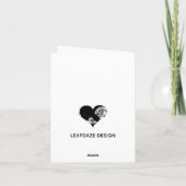 Galena Luminaria Grant Bench Feestdagen Kaart (Achterkant)