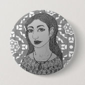 Galena Ronde Button 7,6 Cm (Voorkant)